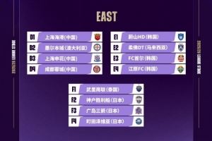 2025/26赛季亚冠精英联赛抽签结果出炉,上海申花落位东亚区D3